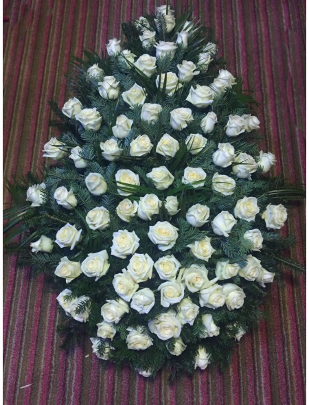 Coroana funerara Trandafiri